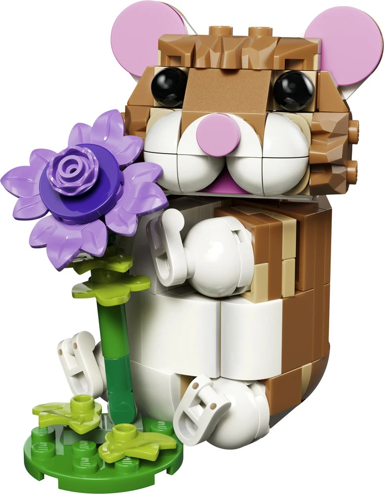 LEGO® Creator 3 in 1 Mielas žiurkėnas su gėle 31376