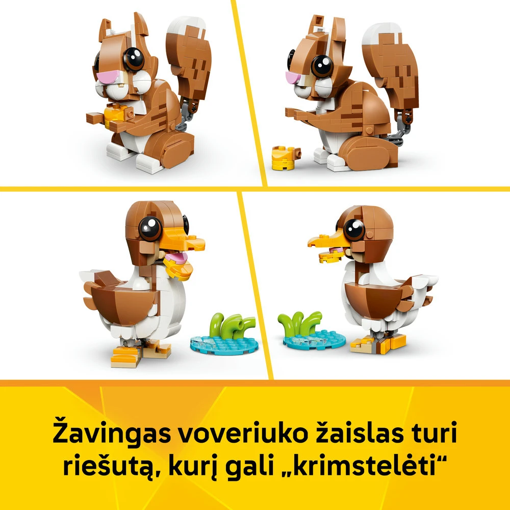 LEGO® Creator 3 in 1 Mieli gyvūnai: žaismingas šuniukas 31382