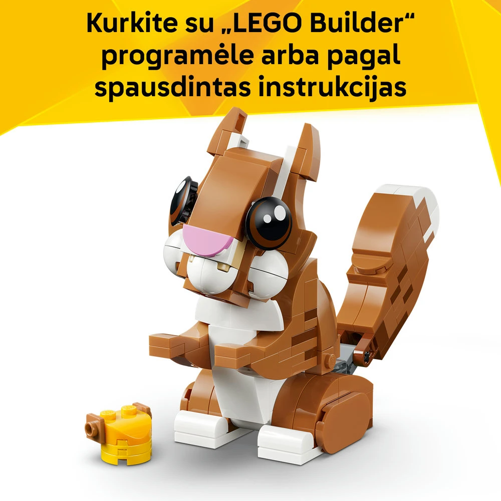 LEGO® Creator 3 in 1 Mieli gyvūnai: žaismingas šuniukas 31382