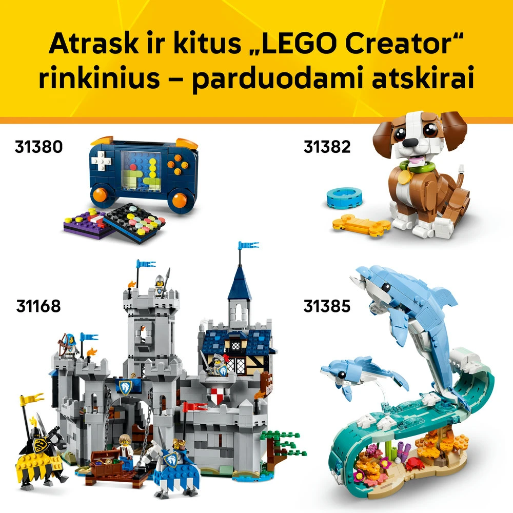 LEGO® Creator 3 in 1 Nuožmus dinozauras Žaislas 31379