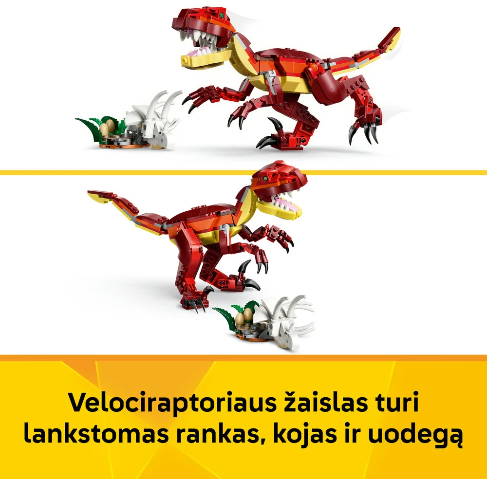 LEGO® Creator 3 in 1 Nuožmus dinozauras Žaislas 31379