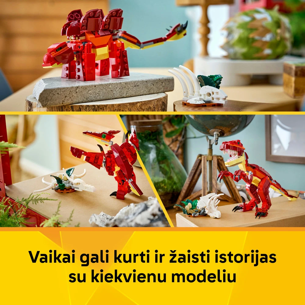 LEGO® Creator 3 in 1 Nuožmus dinozauras Žaislas 31379