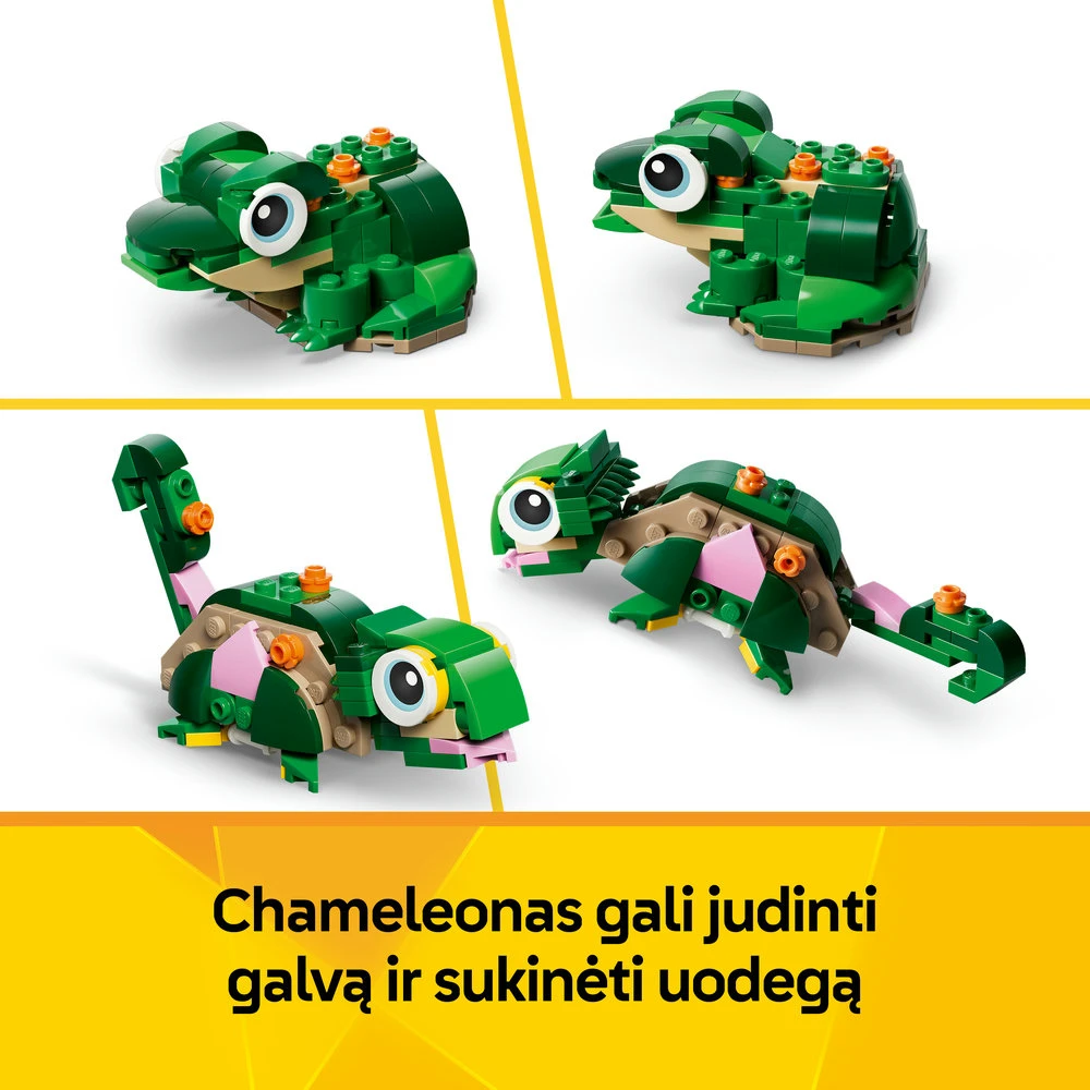 LEGO® Creator 3 in 1 Vėžlys su vandens lelijos žiedu 31377