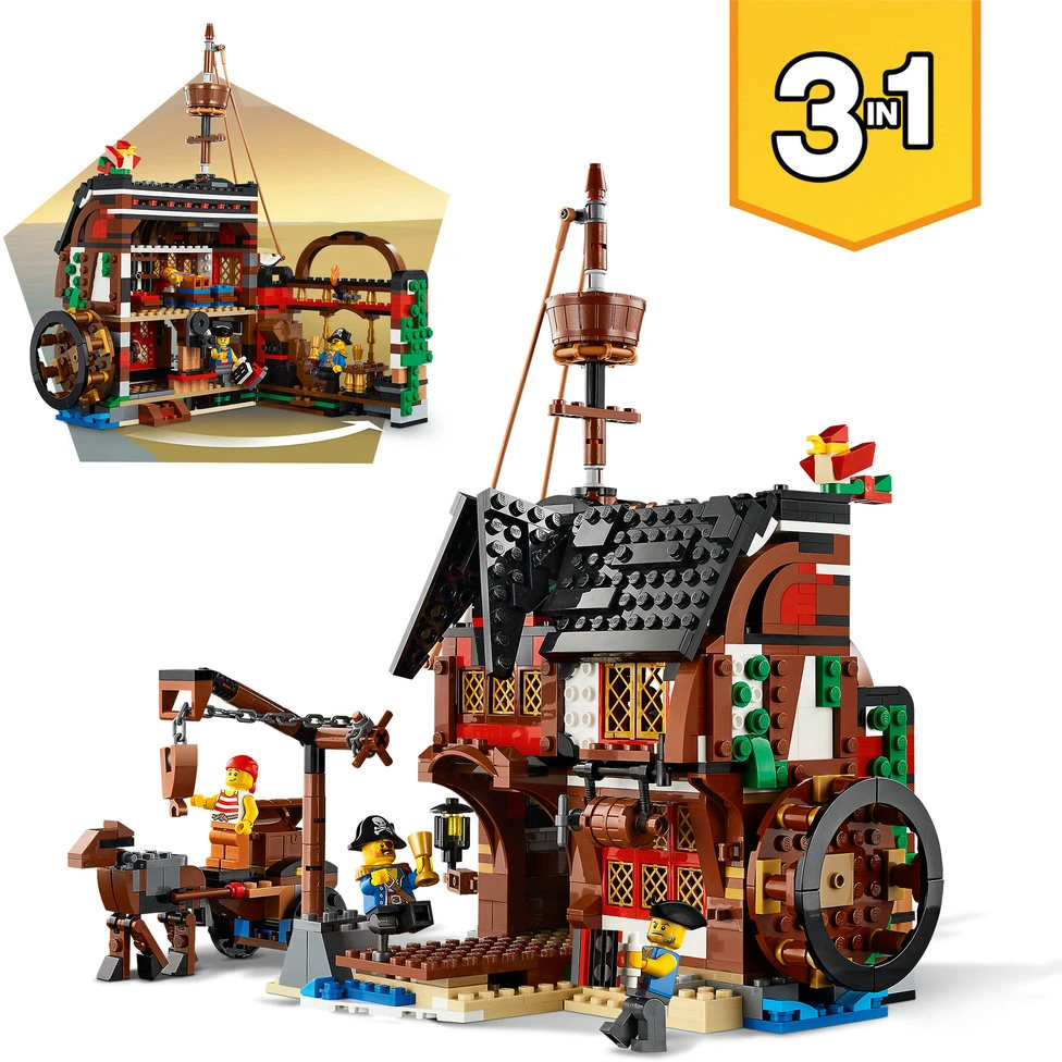 LEGO® Creator 3 v 1 Piratų laivas (31109)