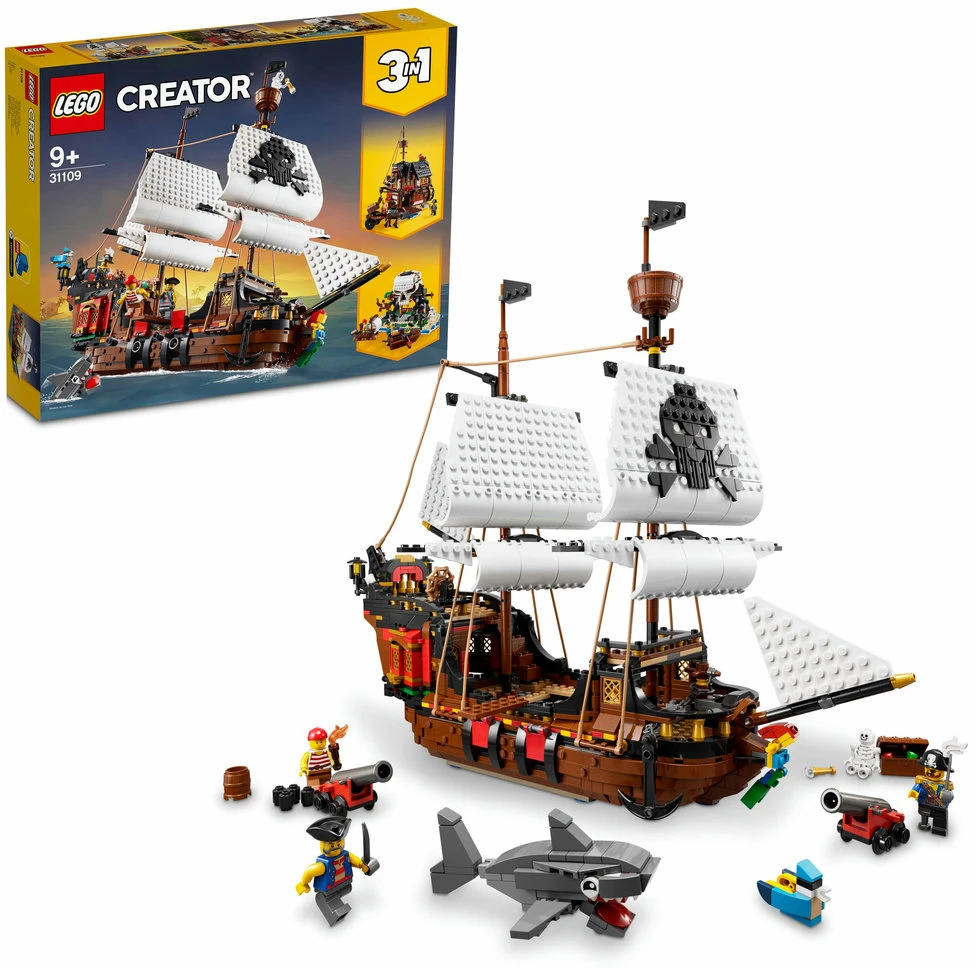 LEGO® Creator 3 v 1 Piratų laivas (31109)