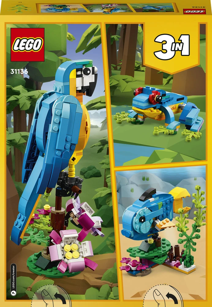 LEGO® Creator 3-in-1 Egzotiška papūga (31136)