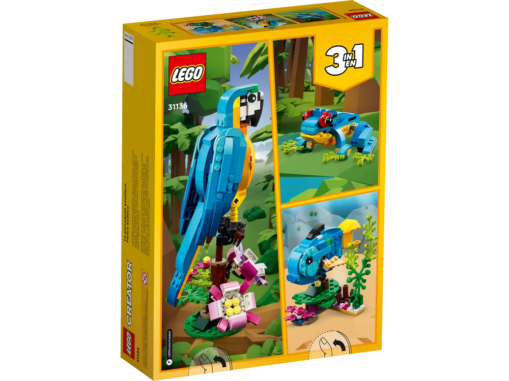LEGO® Creator 3-in-1 Egzotiška papūga (31136)