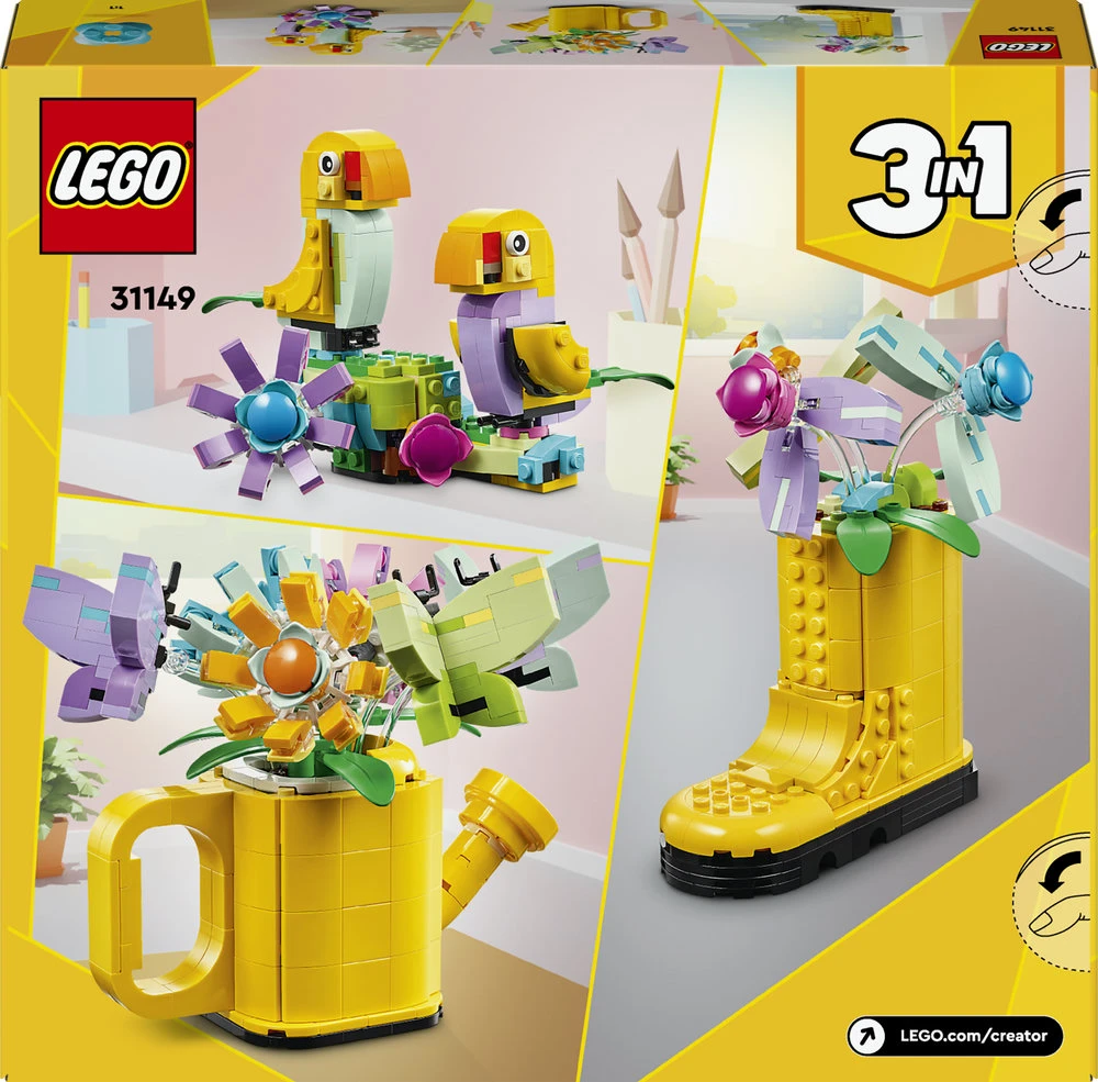 LEGO® Creator 3-in-1 Gėlės laistytuve (31149)