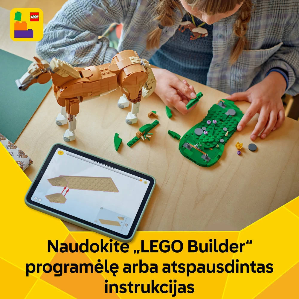 LEGO Creator Gražus žirgas 31166
