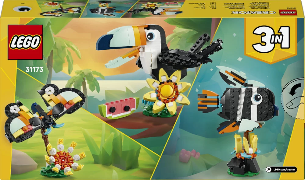 LEGO® Creator Laukiniai gyvūnai: atogrąžų tukanas 31173