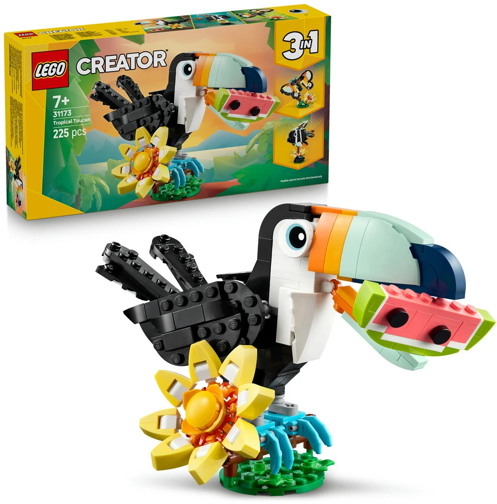 LEGO® Creator Laukiniai gyvūnai: atogrąžų tukanas 31173