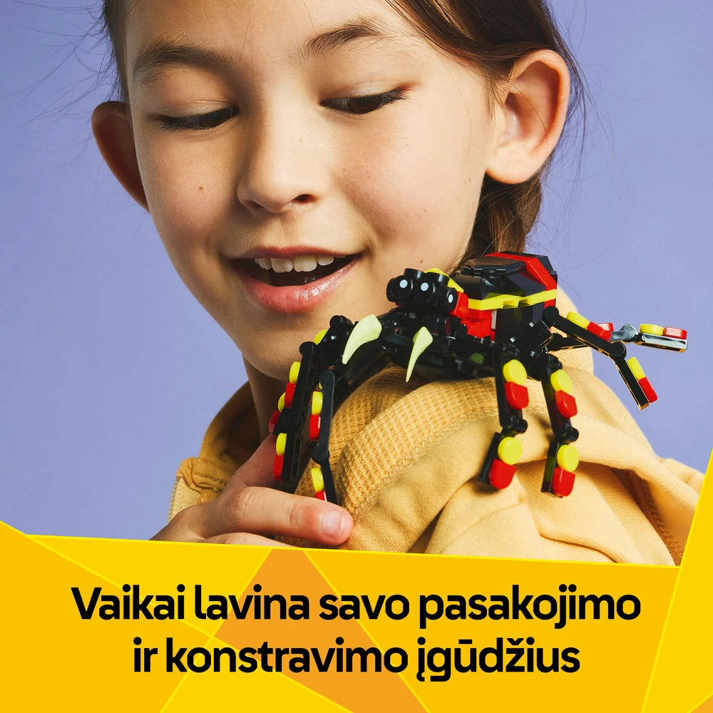 LEGO® Creator 3in1 Laukiniai gyvūnai: nepaprastas voras (31159)