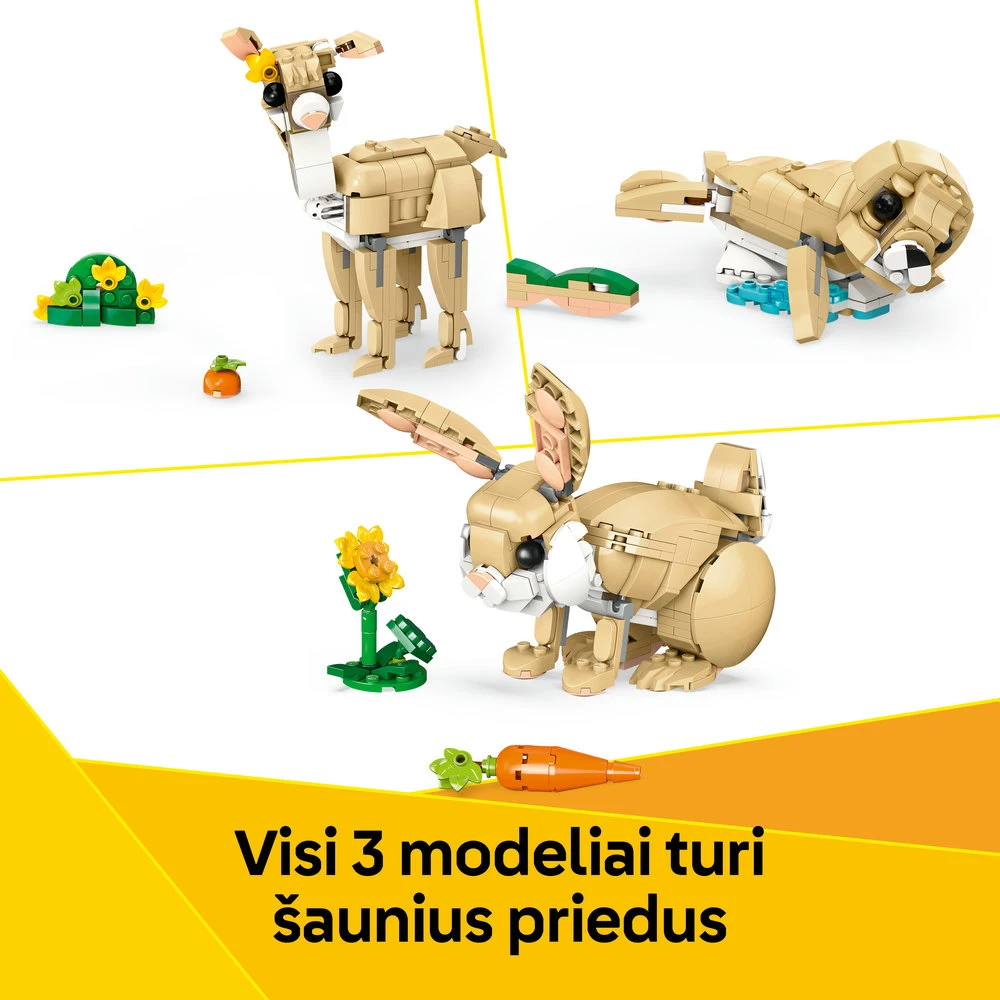 LEGO® Creator 3in1 Mielas triušiukas (31162)