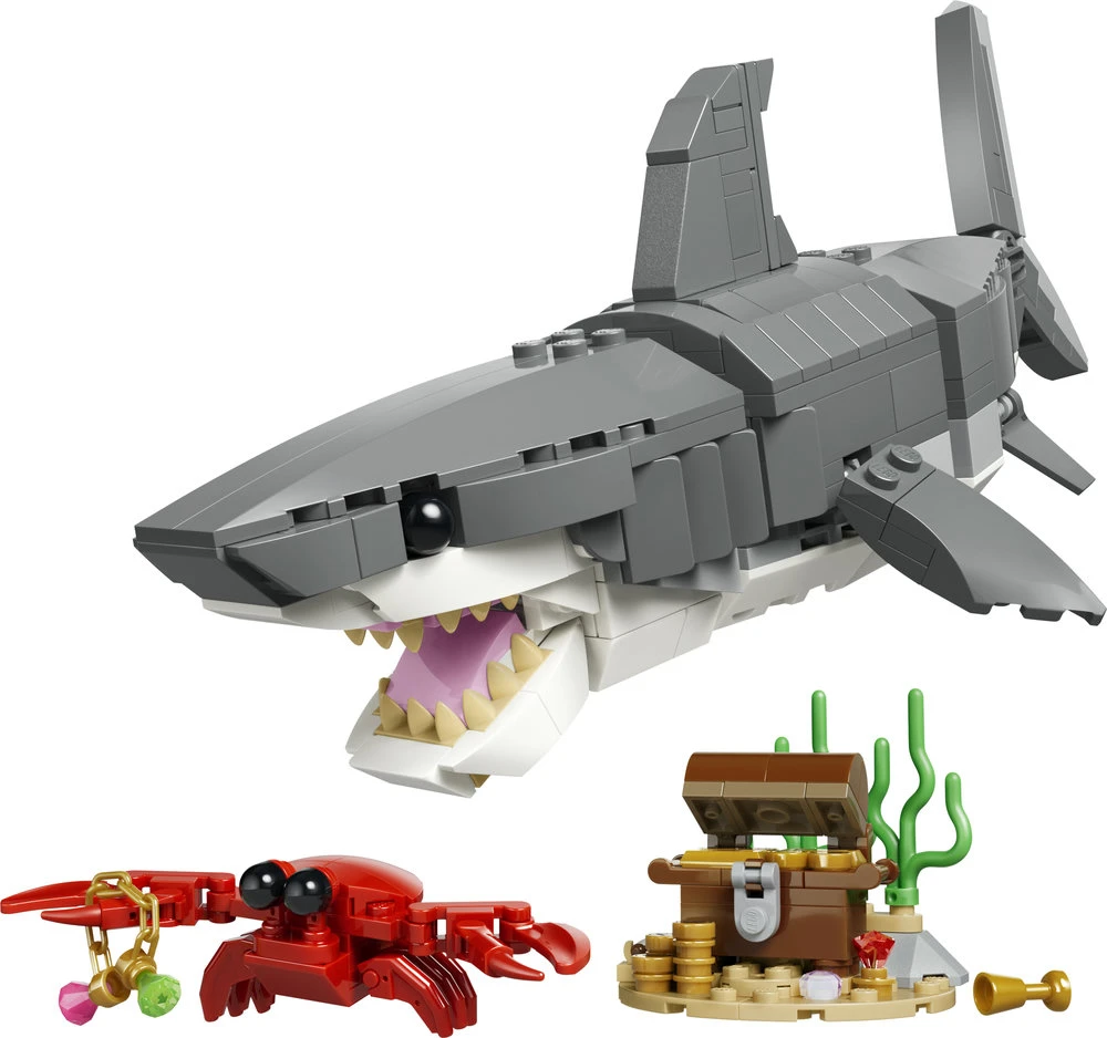 LEGO® Creator Nuožmus ryklys su lobių skrynia Žaislas 31381
