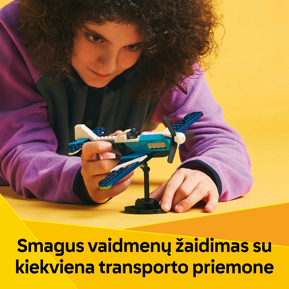 LEGO® Creator 3in1 Orlaivis: lenktyninis lėktuvas (31160)