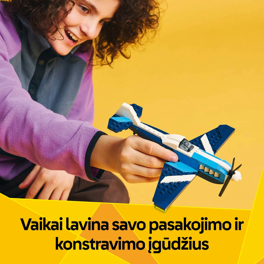 LEGO® Creator 3in1 Orlaivis: lenktyninis lėktuvas (31160)