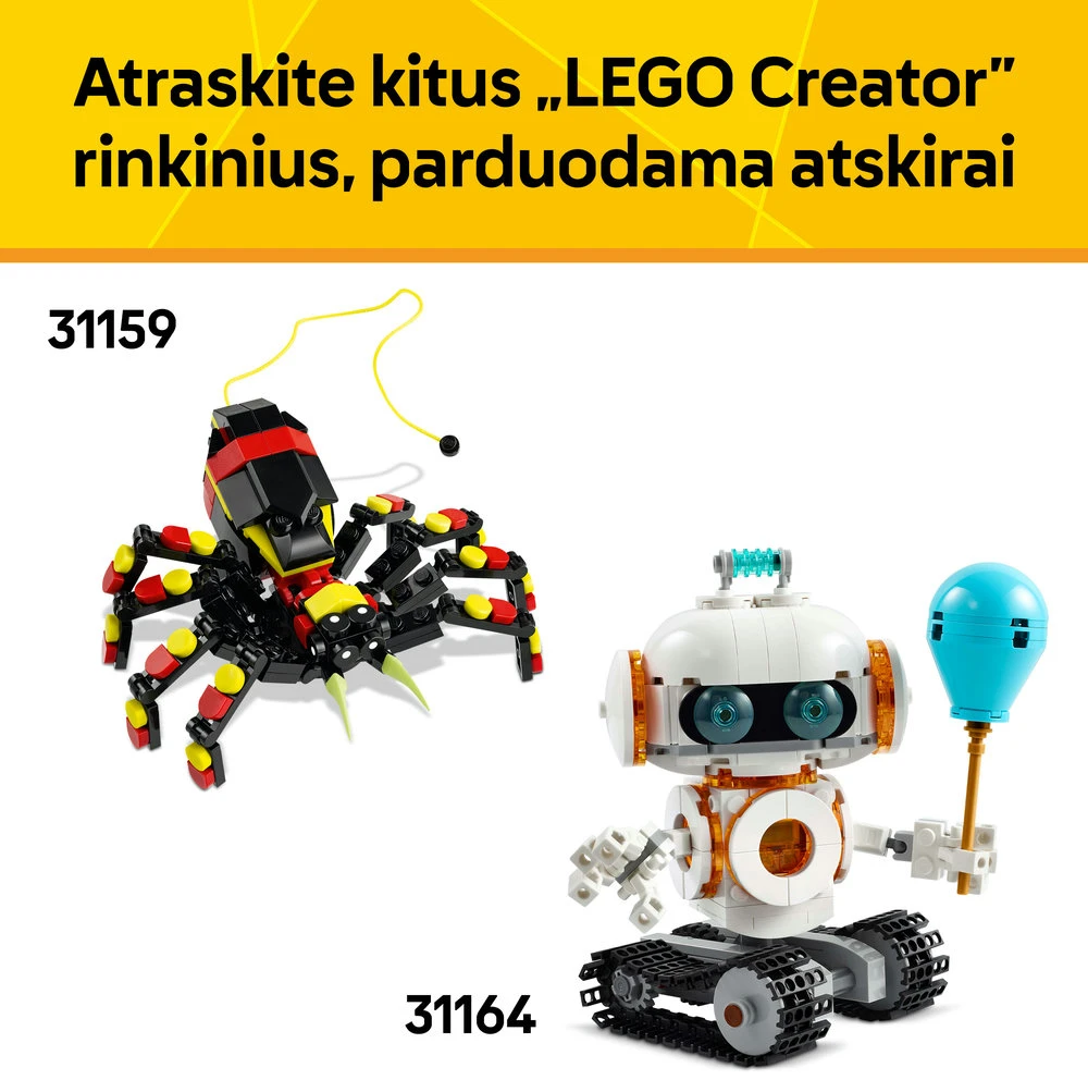 LEGO® Creator 3in1 Orlaivis: lenktyninis lėktuvas (31160)