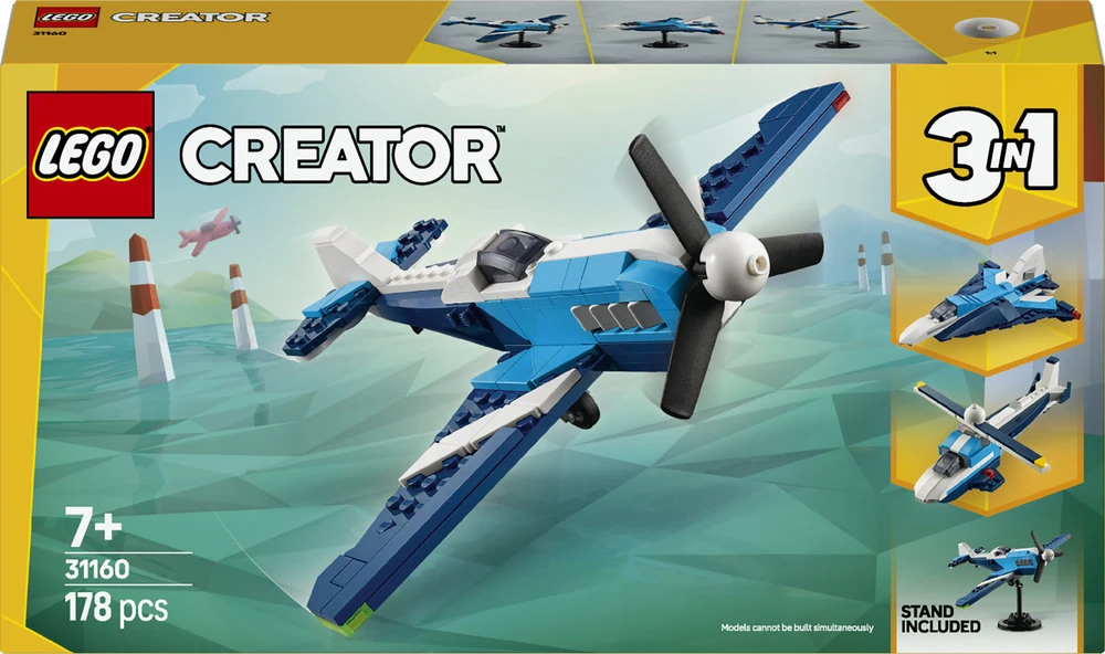 LEGO® Creator 3in1 Orlaivis: lenktyninis lėktuvas (31160)