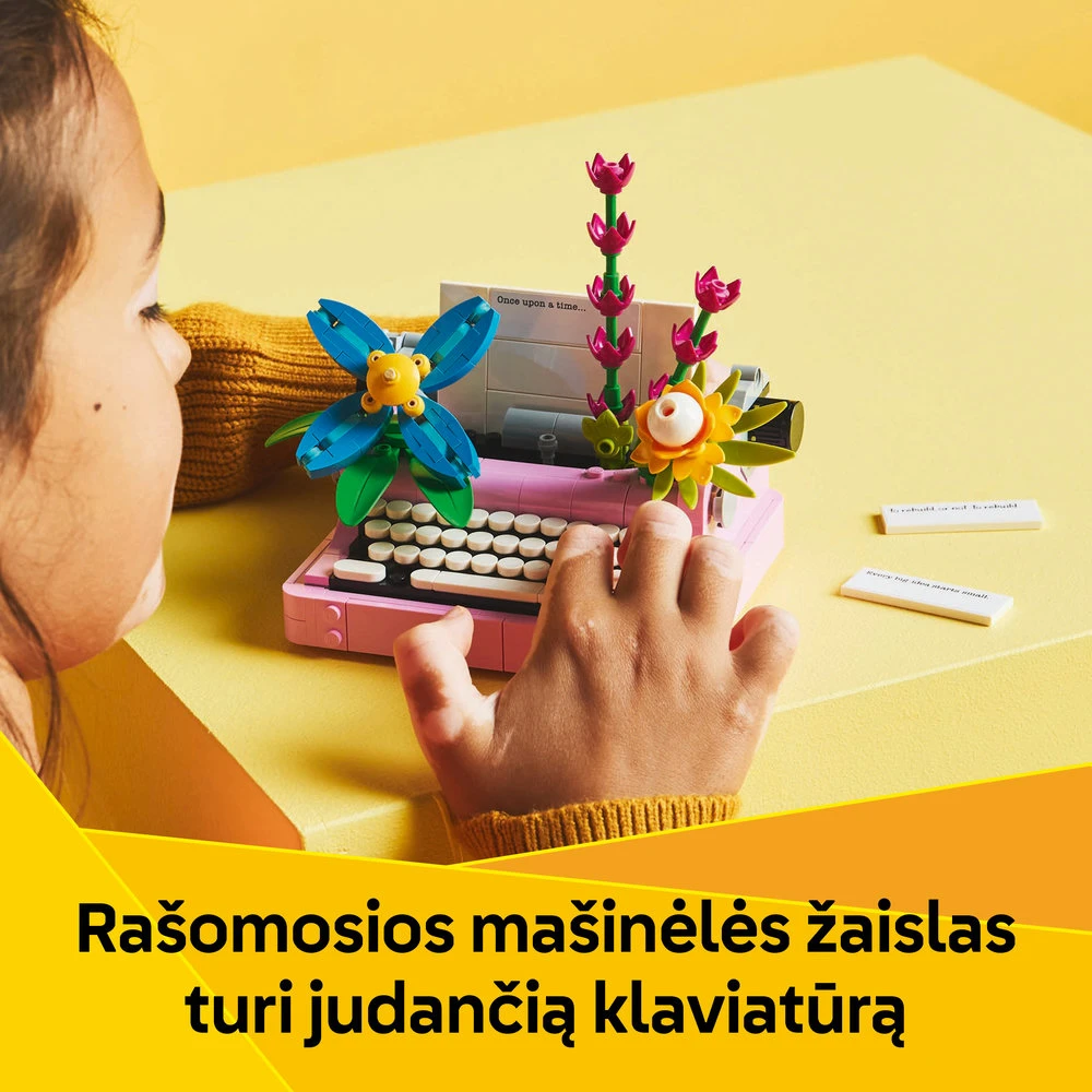 LEGO® Creator 3in1 Rašomoji mašinėlė su gėlėmis (31169)