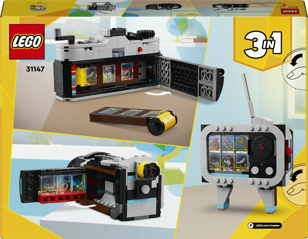 LEGO® Creator 3 v 1 Retro fotoaparatas (31147)