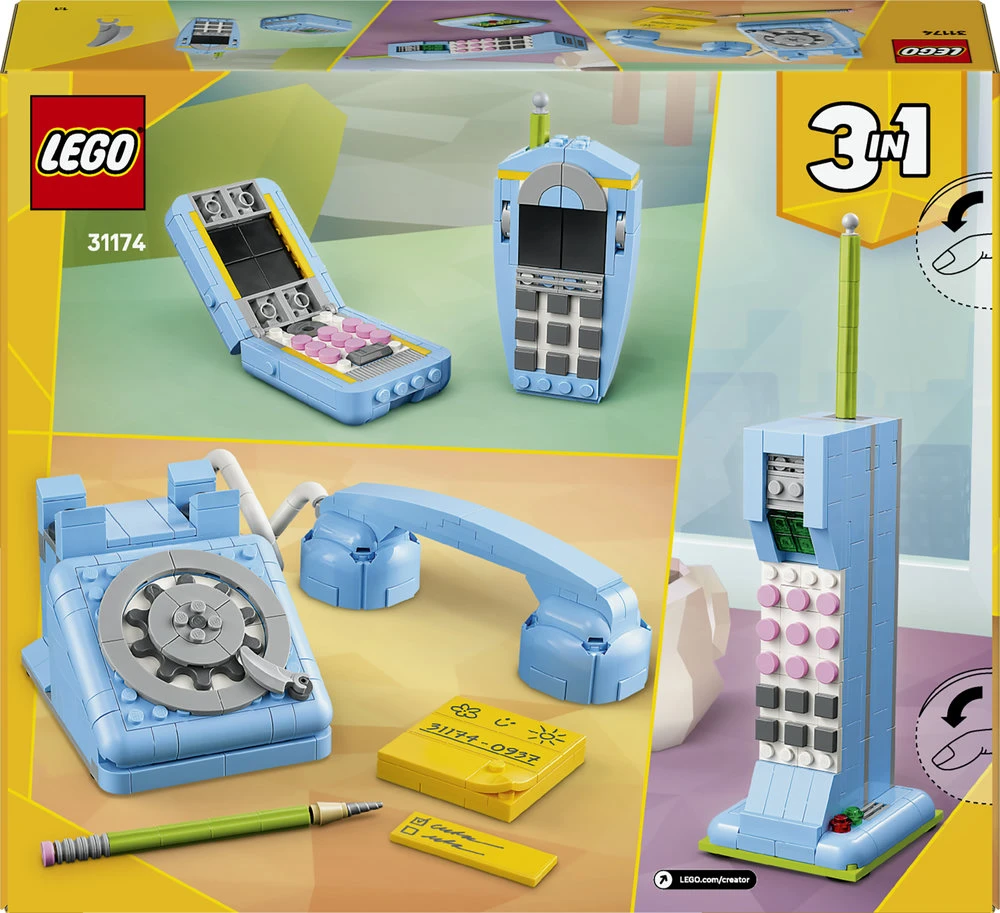 LEGO® Creator Retro telefonas Nostalgiški žaislai 31174
