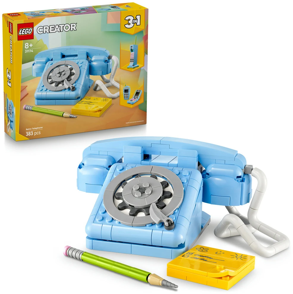 LEGO® Creator Retro telefonas Nostalgiški žaislai 31174