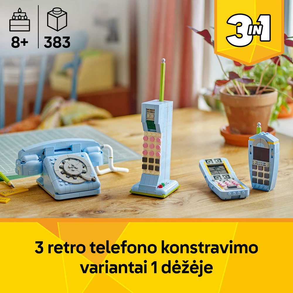 LEGO® Creator Retro telefonas Nostalgiški žaislai 31174