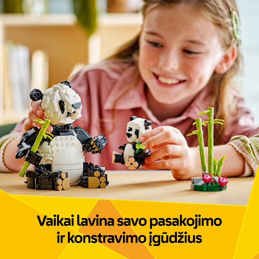LEGO® Creator 3in1 Laukiniai gyvūnai: pandų šeima (31165)