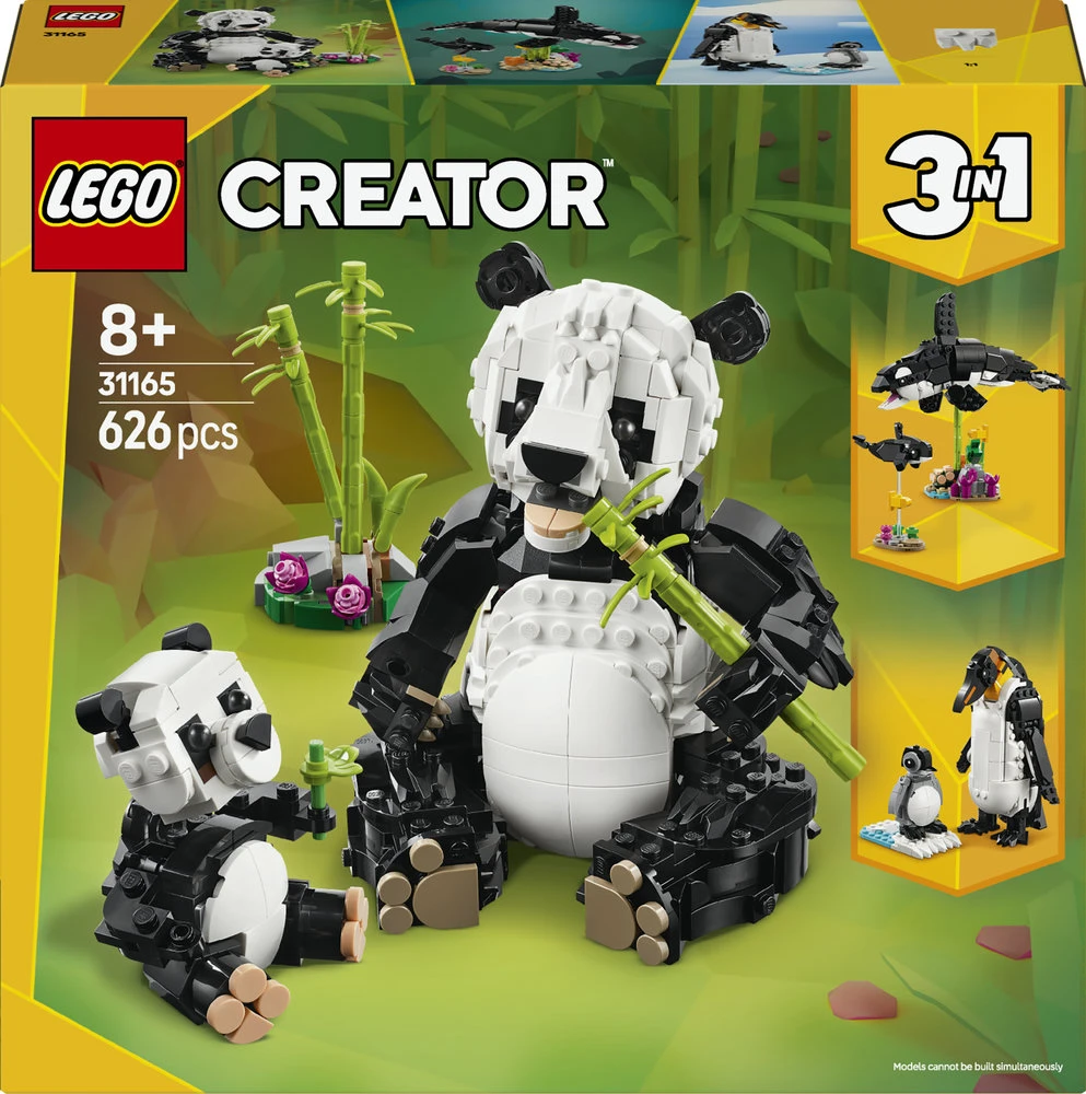 LEGO® Creator 3in1 Laukiniai gyvūnai: pandų šeima (31165)