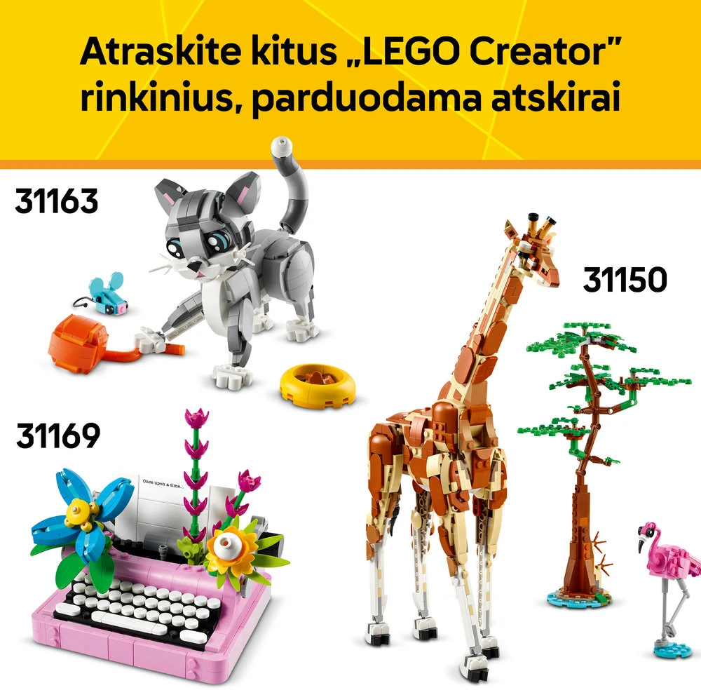 LEGO® Creator 3in1 Laukiniai gyvūnai: pandų šeima (31165)
