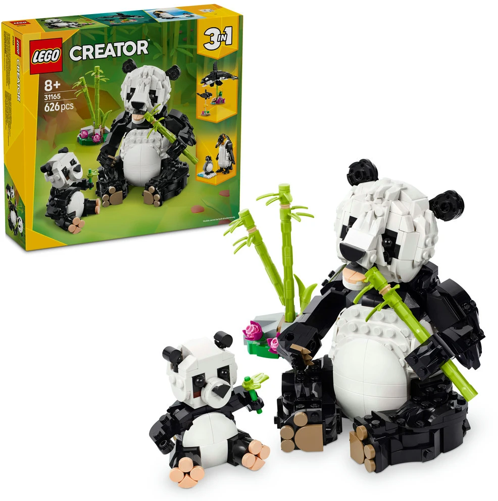 LEGO® Creator 3in1 Laukiniai gyvūnai: pandų šeima (31165)
