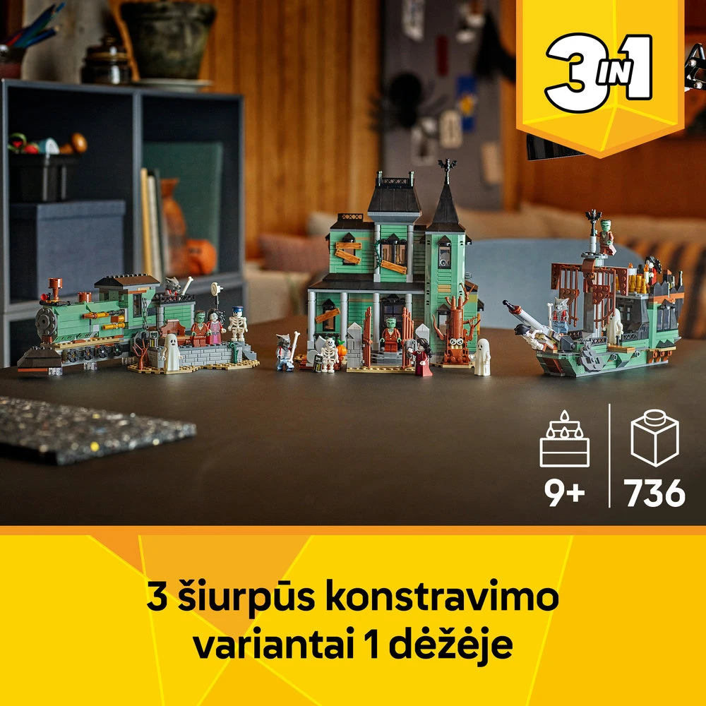 LEGO® Creator 3 v 1 Vaiduoklių namas (31167)