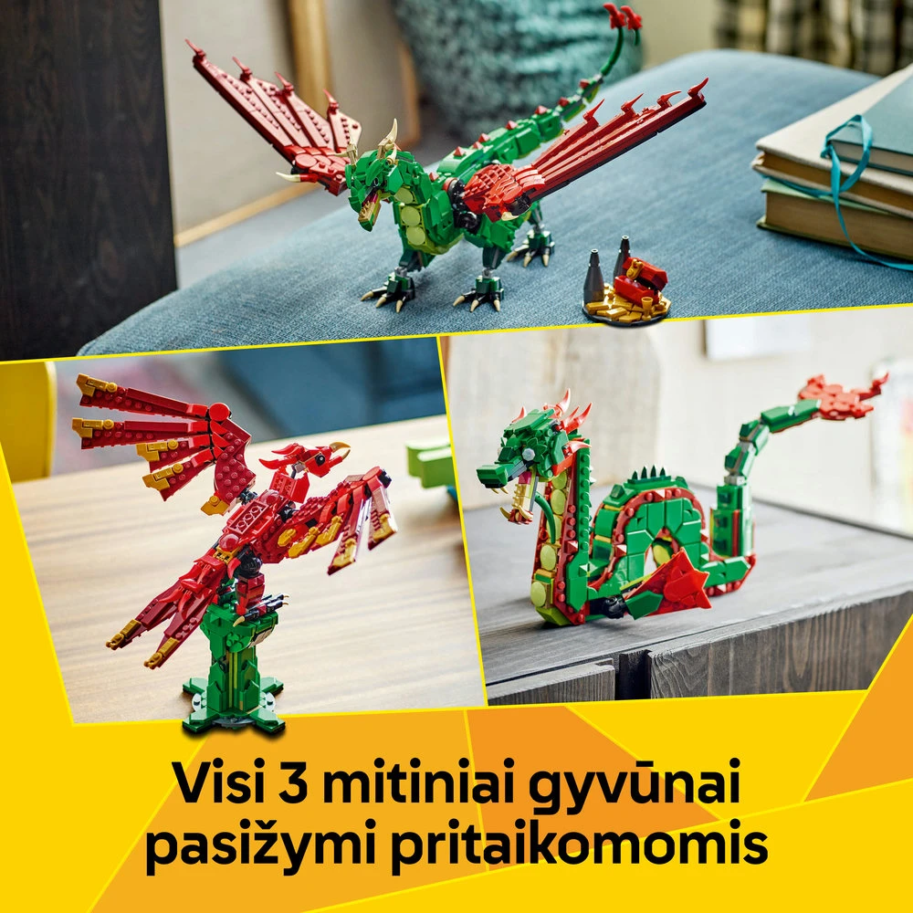 LEGO® Creator 3in1 Viduramžių drakonas (31161)