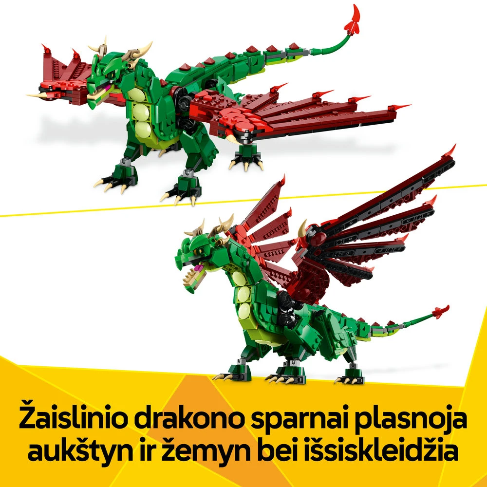 LEGO® Creator 3in1 Viduramžių drakonas (31161)