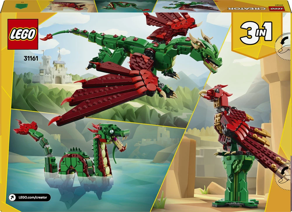 LEGO® Creator 3in1 Viduramžių drakonas (31161)