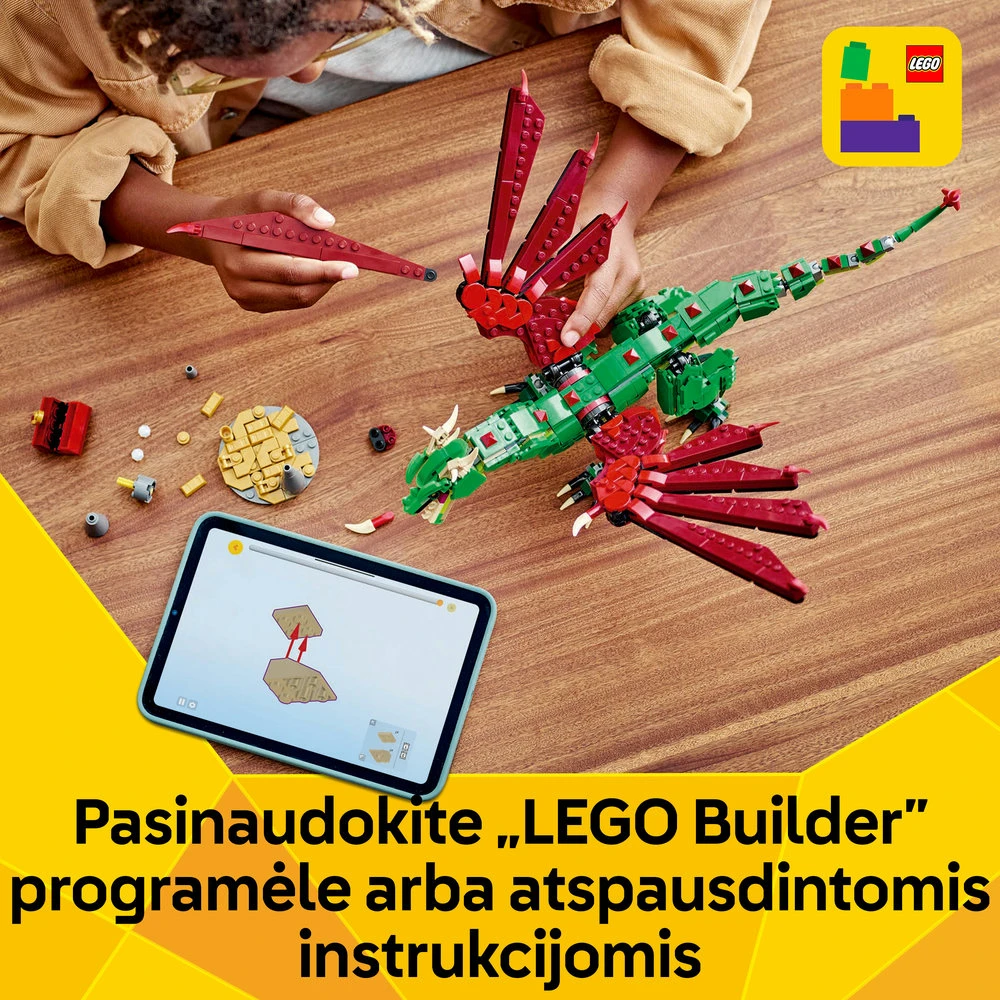 LEGO® Creator 3in1 Viduramžių drakonas (31161)