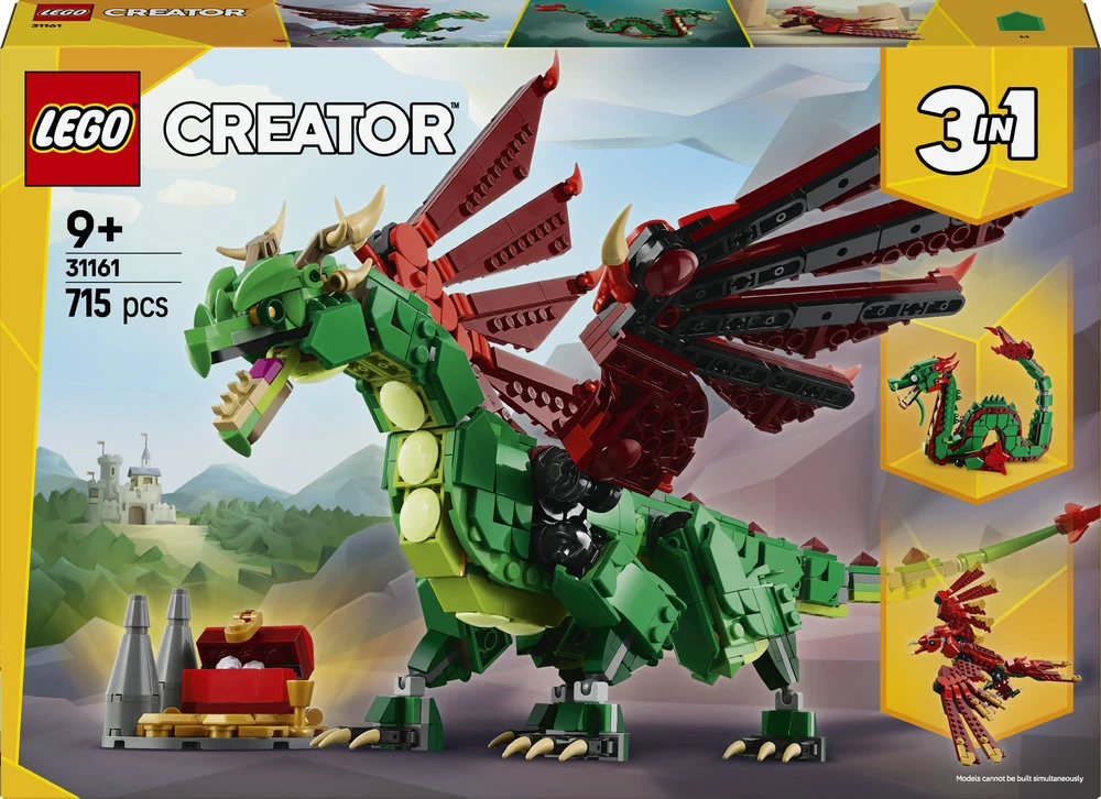 LEGO® Creator 3in1 Viduramžių drakonas (31161)