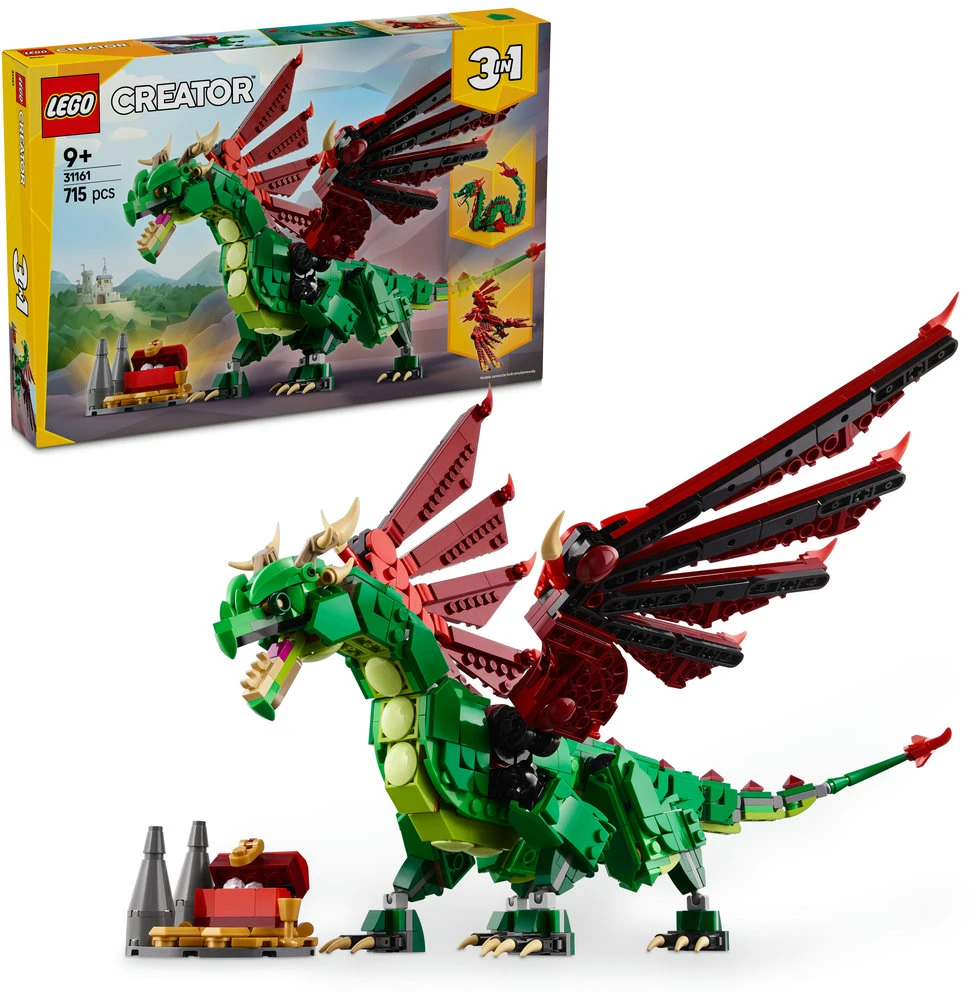 LEGO® Creator 3in1 Viduramžių drakonas (31161)