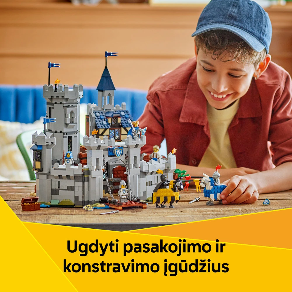 LEGO® Creator 3 v 1 Viduramžių raitųjų riterių pilis (31168)