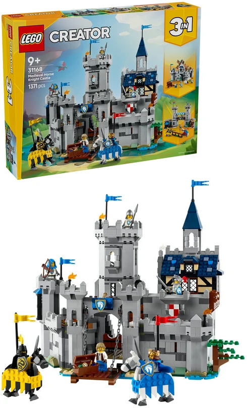 LEGO® Creator 3 v 1 Viduramžių raitųjų riterių pilis (31168)
