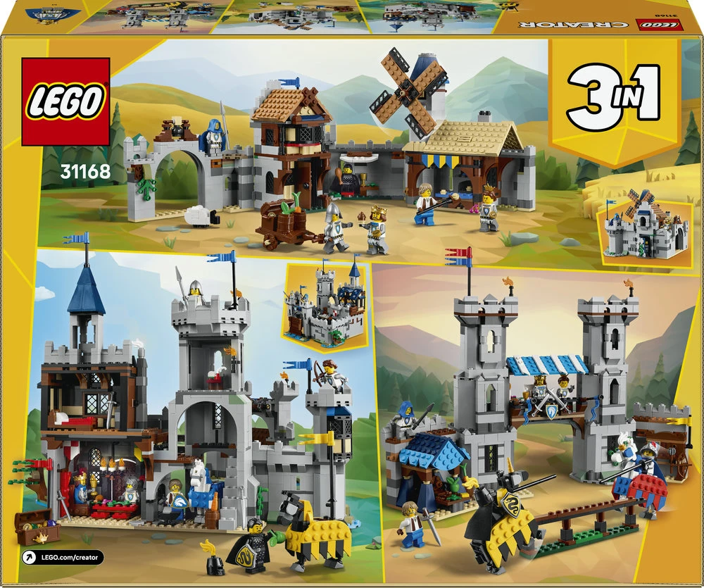 LEGO® Creator 3 v 1 Viduramžių raitųjų riterių pilis (31168)
