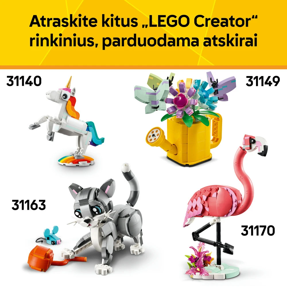 LEGO® Creator Vienaragio pilis Žaidimo rinkinys 31175