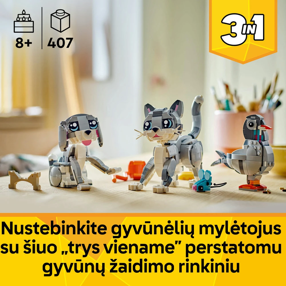 LEGO® Creator 3in1 Žaisminga katė (31163)