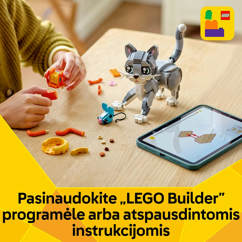 LEGO® Creator 3in1 Žaisminga katė (31163)