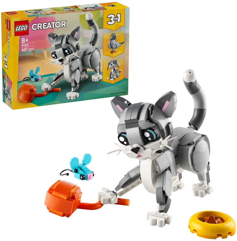 LEGO® Creator 3in1 Žaisminga katė (31163)