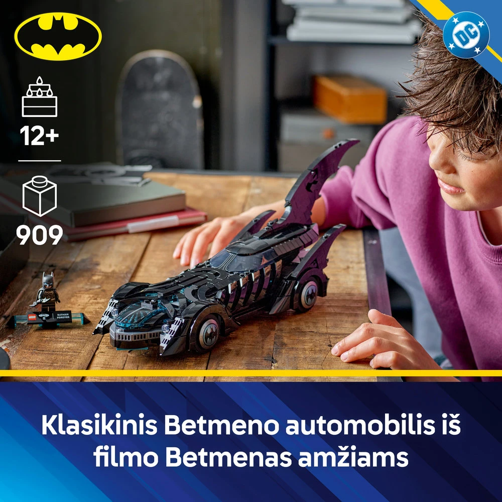 LEGO® Batman Betmenas amžiams Betmeno automobilis (76304)