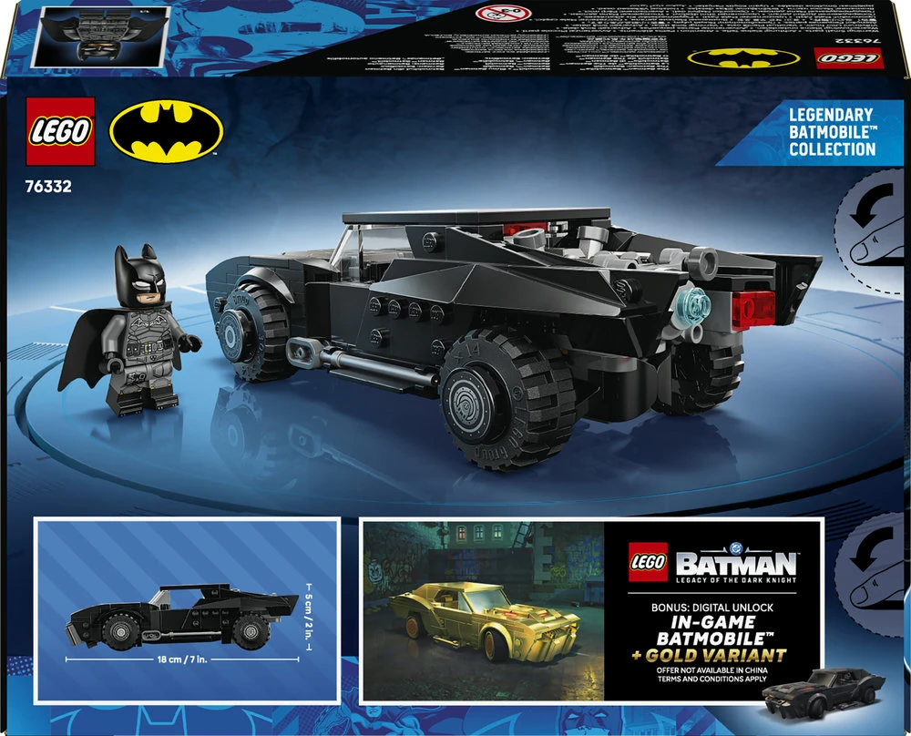 LEGO®Batman™„Betmenas“: Betmeno automobilis, 76332