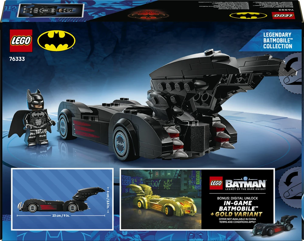LEGO® DC Batman™: „Betmenas ir Robinas“: Betmeno automobilis 76333