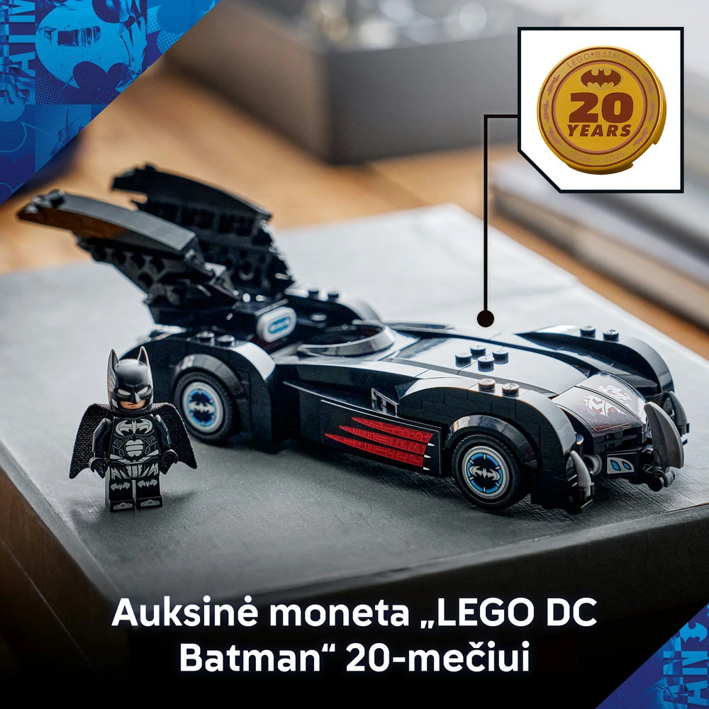 LEGO® DC Batman™: „Betmenas ir Robinas“: Betmeno automobilis 76333