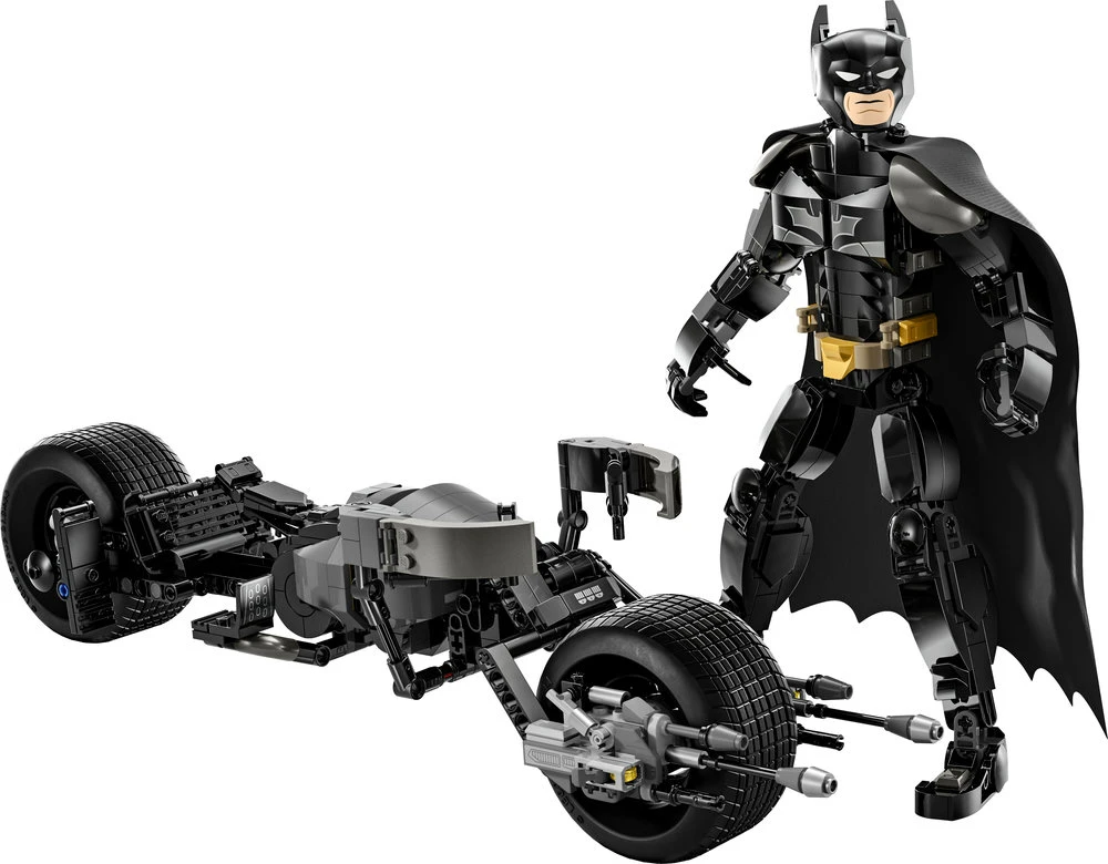 LEGO® DC Batman™: Betmeno konstruojama figūrėlė ir motociklas 76273